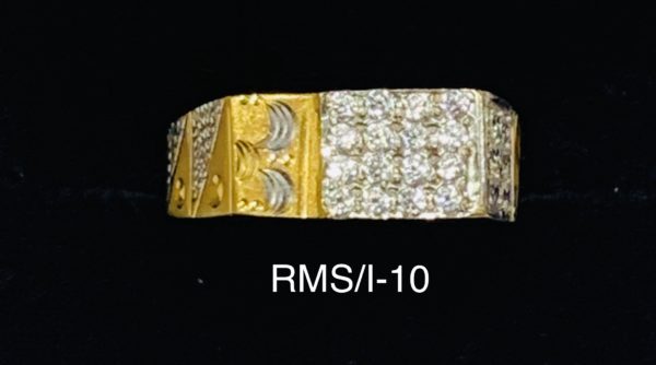 22ct Mens Ring - Stone Ring